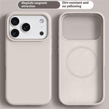 iPhone 17 Pro 2-in-1 Silicone & Hard Plastic Case- MagSafe Compatible - White