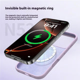 iPhone 17 Pro 2-in-1 Silicone & Hard Plastic Case- MagSafe Compatible - Dark gray