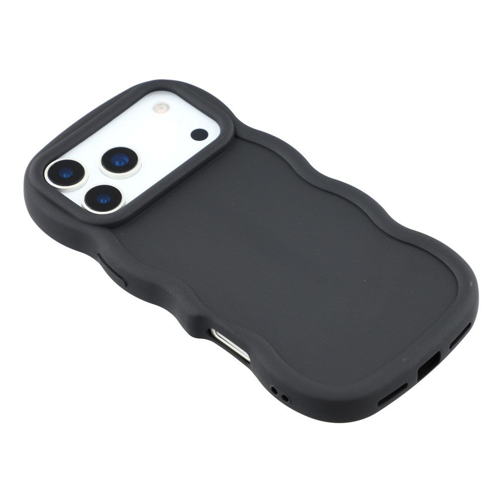 EIDERWOOD iPhone 17 Pro Max Flexible Plastic Wavy Case - Black