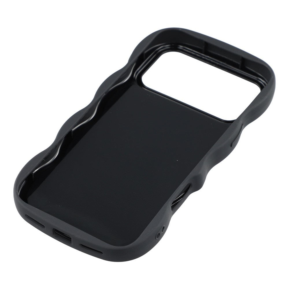 EIDERWOOD iPhone 17 Pro Max Flexible Plastic Wavy Case - Black