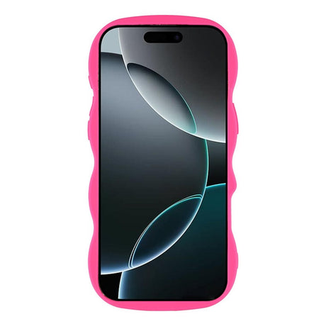 EIDERWOOD iPhone 17 Pro Max Flexible Plastic Wavy Case - Pink