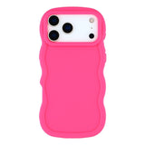 EIDERWOOD iPhone 17 Pro Max Flexible Plastic Wavy Case - Pink