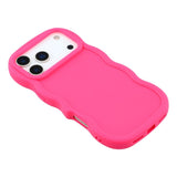 EIDERWOOD iPhone 17 Pro Max Flexible Plastic Wavy Case - Pink