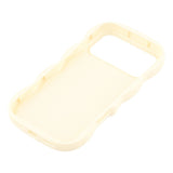 EIDERWOOD iPhone 17 Pro Max Flexible Plastic Wavy Case - White