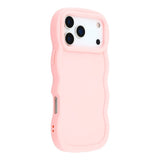 EIDERWOOD iPhone 17 Pro Max Flexible Plastic Wavy Case - Pink