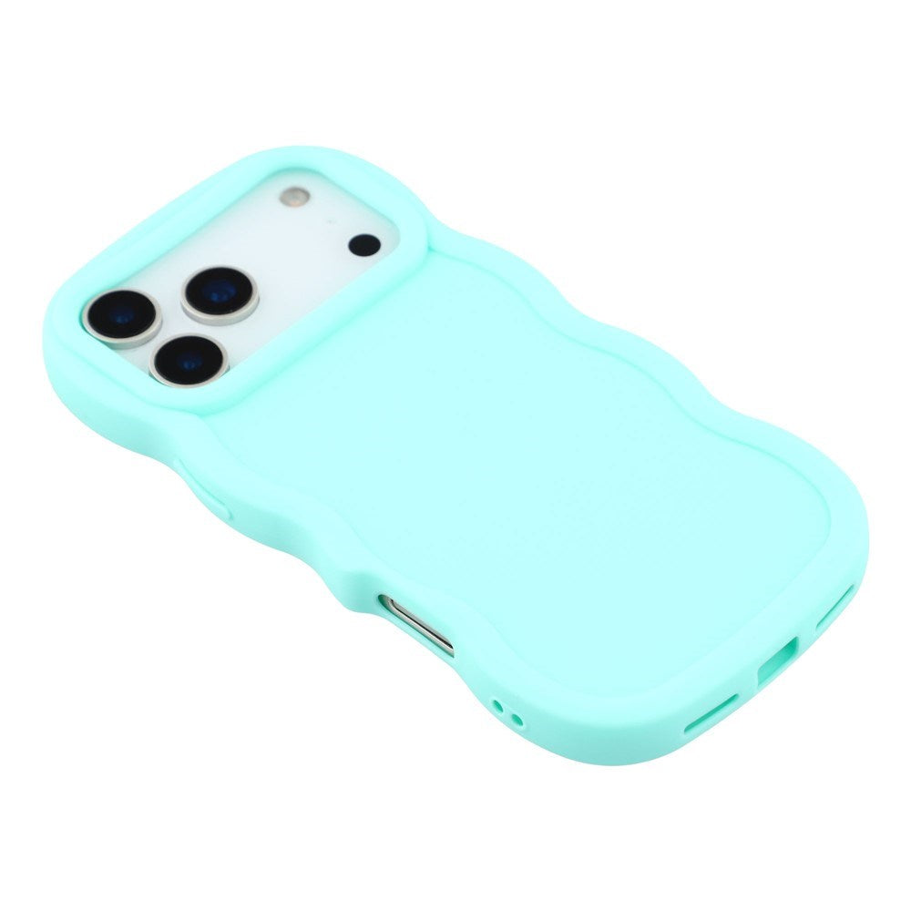 EIDERWOOD iPhone 17 Pro Flexible Plastic Wavy Case - Blue