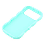 EIDERWOOD iPhone 17 Pro Flexible Plastic Wavy Case - Blue