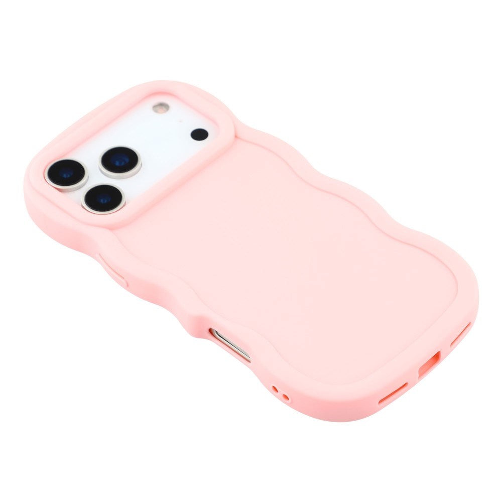 EIDERWOOD iPhone 17 Pro Flexible Plastic Wavy Case - Pink