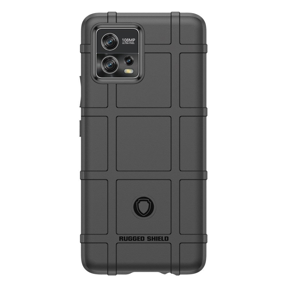 Motorola Moto G72 Rugged Shield Series Tough Case - Black