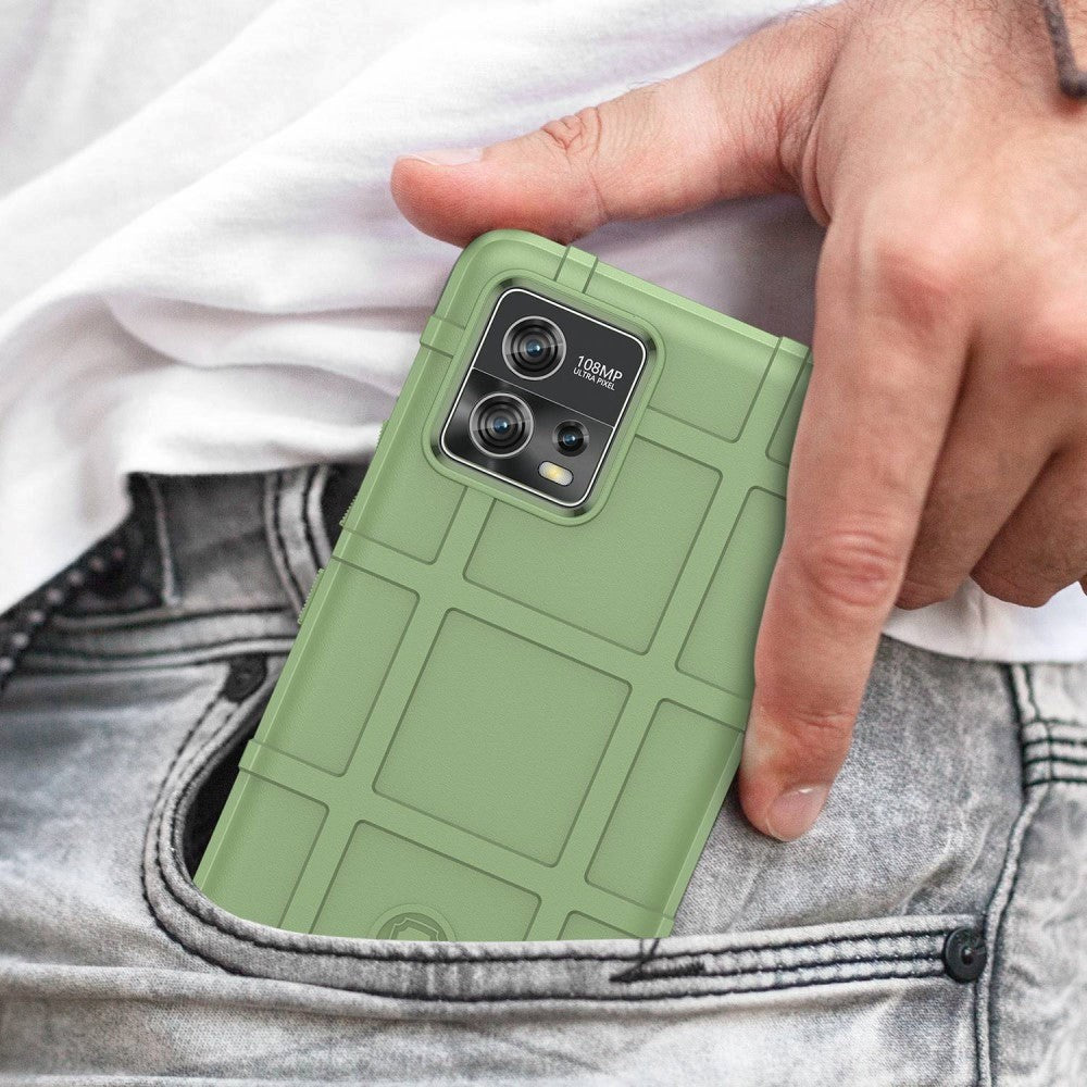 Motorola Moto G72 Rugged Shield Series Tough Case - Green