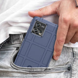 Motorola Moto G72 Rugged Shield Series Tough Case - Blue