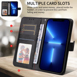 Xiaomi Redmi 15 (4G) EIDERWOOD Faux Leather Flip Case with Card Holder & Strap - Black