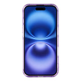 EIDERWOOD iPhone 17 Hybrid Plastic Case with Built-in Camera Lens Protection - Wavy Pattern / Purple