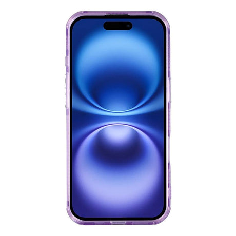 EIDERWOOD iPhone 17 Hybrid Plastic Case with Built-in Camera Lens Protection - Wrinkled Pattern / Purple