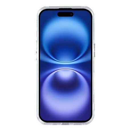 EIDERWOOD iPhone 17 Hybrid Plastic Case with Built-in Camera Lens Protection - Foil Pattern / Silver