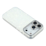 EIDERWOOD iPhone 17 Pro Hybrid Plastic Case with Built-in Camera Lens Protection - Pearlescent Pattern / White