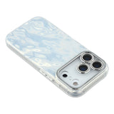 EIDERWOOD iPhone 17 Pro Hybrid Plastic Case with Built-in Camera Lens Protection - Wrinkled Pattern / Silver