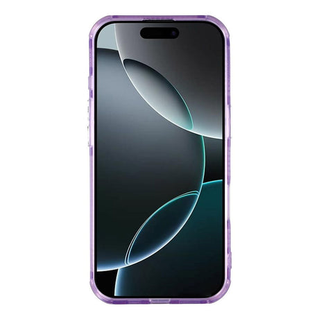 EIDERWOOD iPhone 17 Pro Hybrid Plastic Case with Built-in Camera Lens Protection - Wrinkled Pattern / Purple