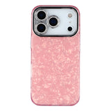 EIDERWOOD iPhone 17 Pro Max Hybrid Plastic Case with Built-in Camera Lens Protection - Pearlescent Pattern / Pink