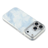 EIDERWOOD iPhone 17 Pro Max Hybrid Plastic Case with Built-in Camera Lens Protection - Foil Pattern / Silver
