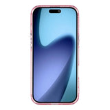 EIDERWOOD iPhone Air Hybrid Plastic Case with Built-in Camera Lens Protection - Wavy Pattern / Pink