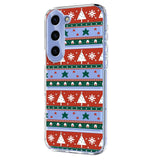 EIDERWOOD Samsung Galaxy S25 / S24 Flexible Plastic Christmas Case with Motif - Transparent / Pattern