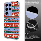 EIDERWOOD Samsung Galaxy S25 Ultra Flexible Plastic Christmas Case with Motif - Transparent / Pattern