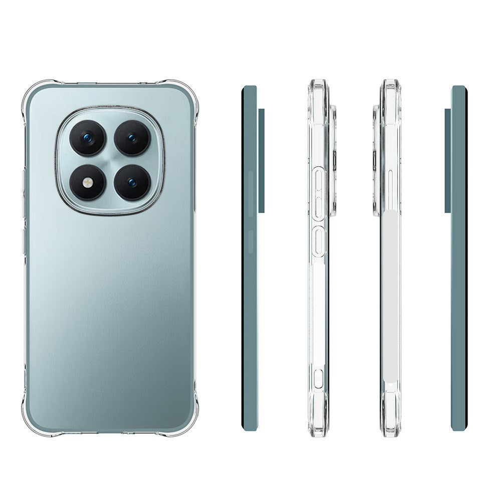 Xiaomi Redmi Note 15 Pro+ (Plus) / Poco M8 Pro (5G) EIDERWOOD Flexible Plastic Case with Reinforced Corners - Transparent
