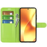 Realme 15 EIDERWOOD Faux Leather Flip Case with Cardholder & Stand Function - Green