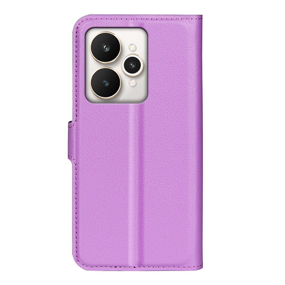 Realme 15 EIDERWOOD Faux Leather Flip Case with Cardholder & Stand Function - Purple