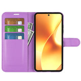 Realme 15 EIDERWOOD Faux Leather Flip Case with Cardholder & Stand Function - Purple