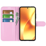 Realme 15 EIDERWOOD Faux Leather Flip Case with Cardholder & Stand Function - Pink