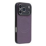 iPhone 18 Pro / 17 Pro EIDERWOOD Hybrid Carbon Case - MagSafe Compatible - Purple