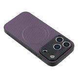 iPhone 18 Pro / 17 Pro EIDERWOOD Hybrid Carbon Case - MagSafe Compatible - Purple