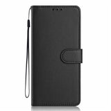 Motorola Moto G86 Power EIDERWOOD Faux Leather Case with Strap & Card Holder - Black