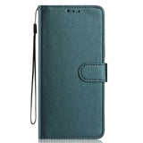 Motorola Moto G86 Power EIDERWOOD Faux Leather Case with Strap & Card Holder - Green