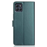 Motorola Moto G86 Power EIDERWOOD Faux Leather Case with Strap & Card Holder - Green