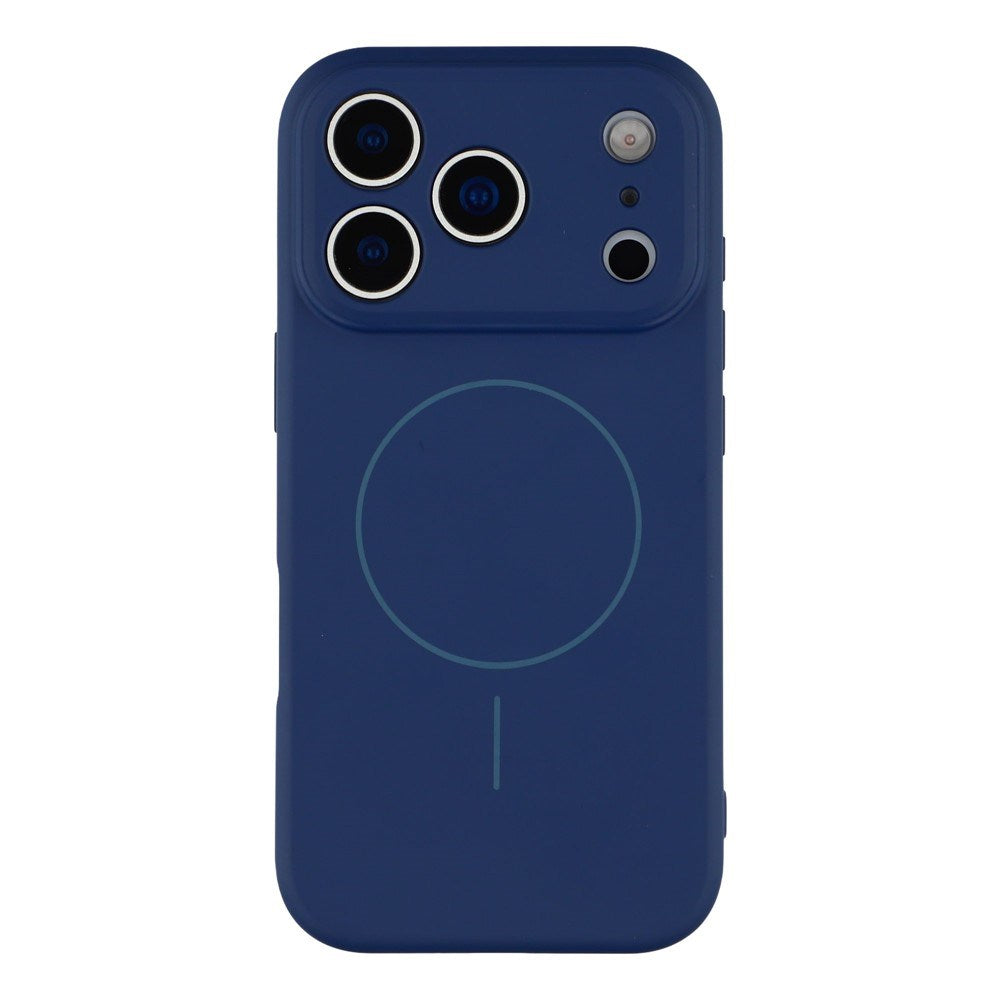 EIDERWOOD iPhone 17 Pro Max Flexible Plastic Case with Lined Inside - MagSafe Compatible - Dark Blue