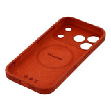 EIDERWOOD iPhone 17 Pro Max Flexible Plastic Case with Lined Inside - MagSafe Compatible - Dark Red