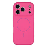 EIDERWOOD iPhone 17 Pro Flexible Plastic Case with Lined Inside - MagSafe Compatible - Hot Pink