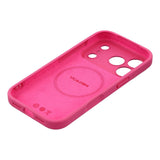 EIDERWOOD iPhone 17 Pro Flexible Plastic Case with Lined Inside - MagSafe Compatible - Hot Pink