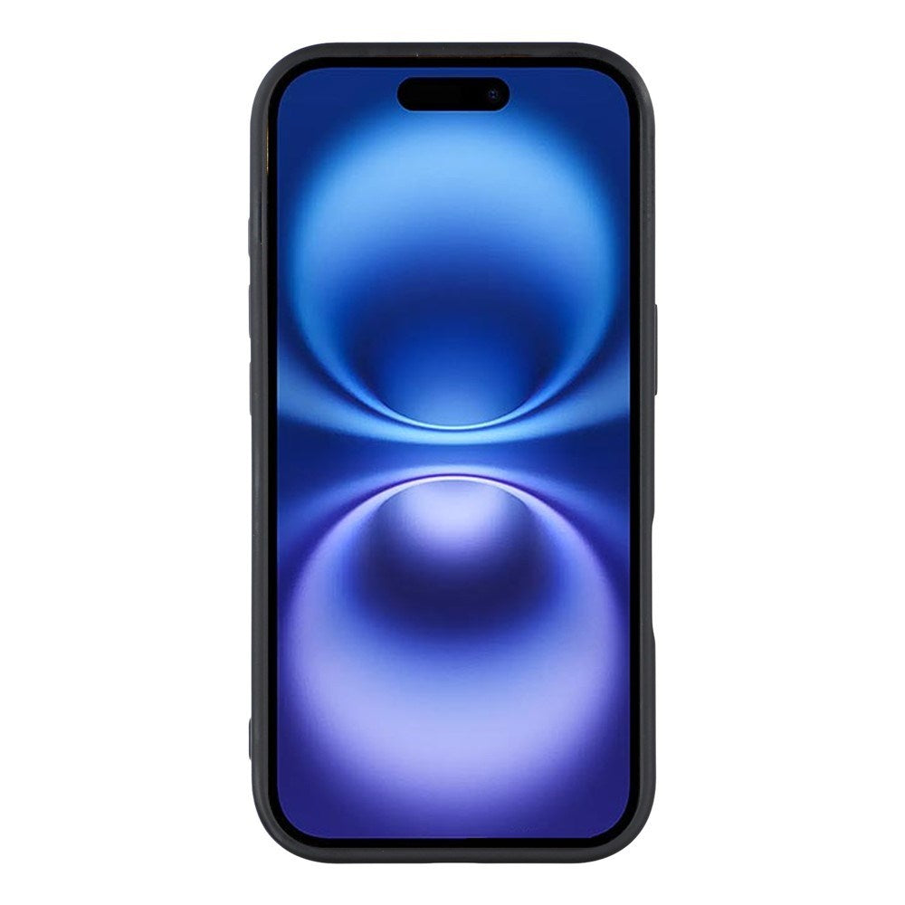 EIDERWOOD iPhone 17 Flexible Plastic Case with Lined Inside - MagSafe Compatible - Black