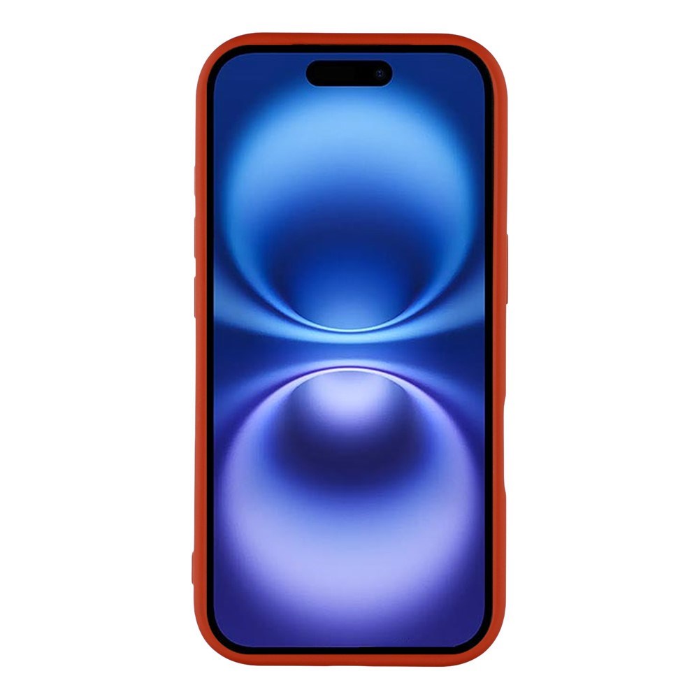 EIDERWOOD iPhone 17 Flexible Plastic Case with Lined Inside - MagSafe Compatible - Dark Red