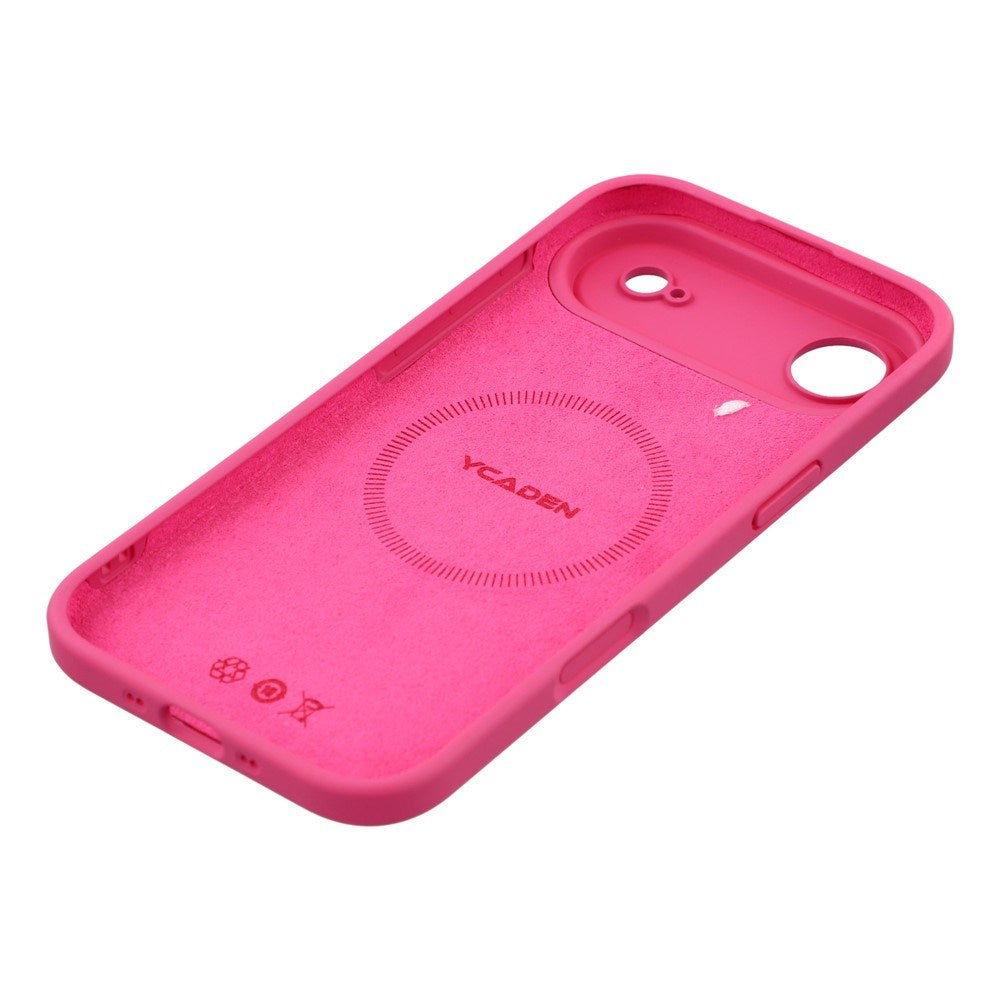 EIDERWOOD iPhone Air Flexible Plastic Case with Lined Inside - MagSafe Compatible - Hot Pink