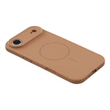 EIDERWOOD iPhone Air Flexible Plastic Case with Lined Inside - MagSafe Compatible - Brown