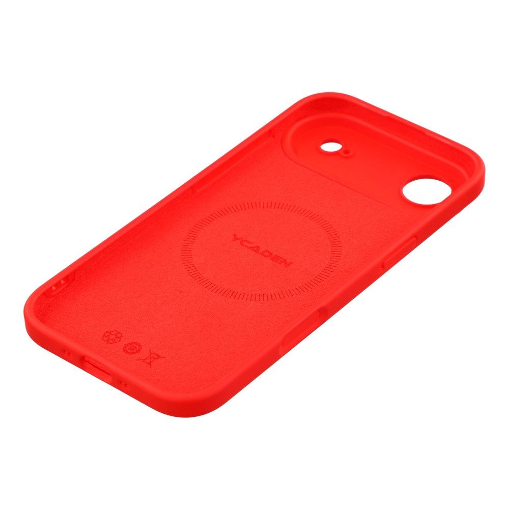 EIDERWOOD iPhone Air Flexible Plastic Case with Lined Inside - MagSafe Compatible - Red