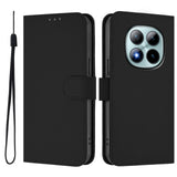 Xiaomi Redmi Note 15 Pro+ (Plus) / Poco M8 Pro (5G) EIDERWOOD Flip Case with Strap - Black