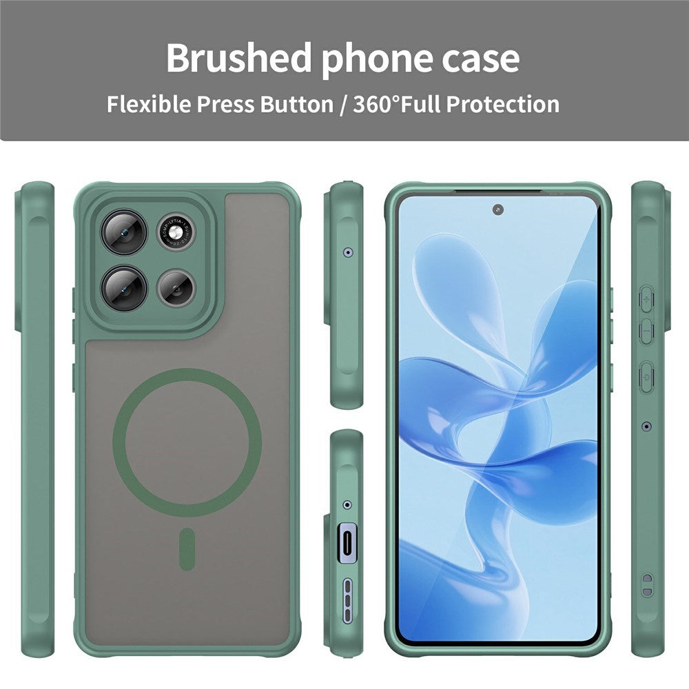 Motorola Moto G86 Power EIDERWOOD Hybrid Plastic Case - MagSafe Compatible - Green