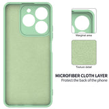 Realme Note 70T EIDERWOOD Lined Silicone Case with Strap - Green