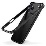 iPhone 17 Pro EIDERWOOD Metal Bumper Case with Reinforced Silicone Corners - Black